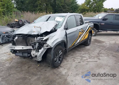 2025 Honda Ridgeline Sport из США, поврежденный, VIN 5FPYK3F19SB008785